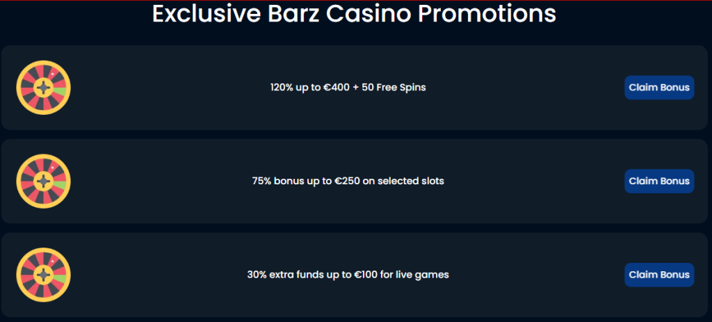 Bonus Barz Casino